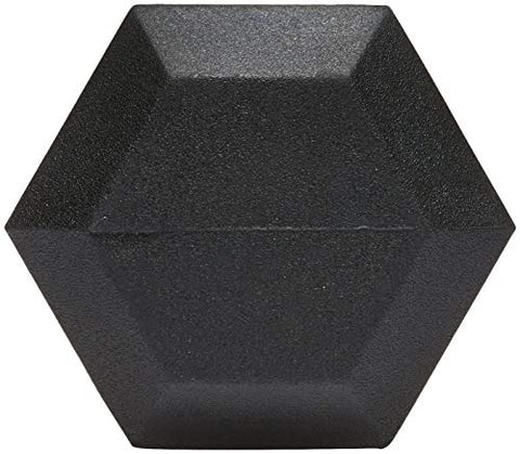 Image of Body Maxx 78005 Rubber Dumbbell Set, 5Kg Pack of 2 (Black)