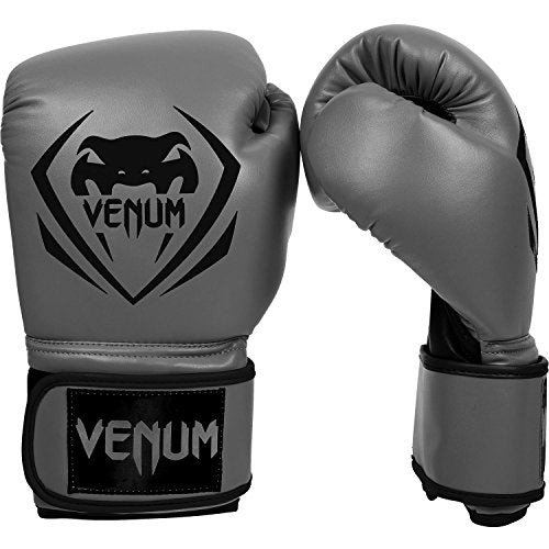 Venum US-VENUM-2053-Grey-14oz Contender Boxing Gloves, Men's 14oz (Grey)