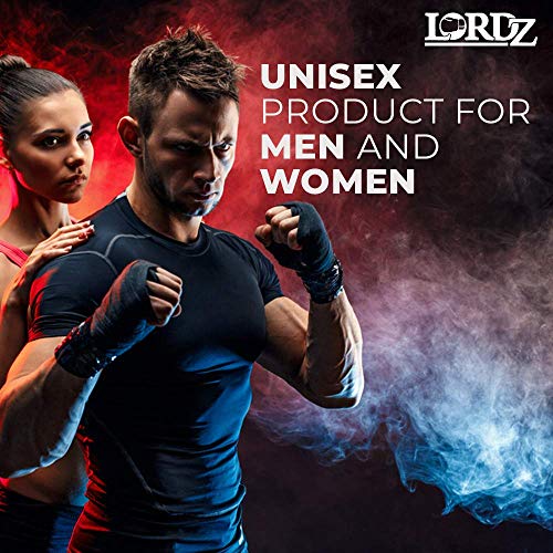 Lordz Hand Wraps for Boxing Punching 120-inch| 9 feet| RED Colour