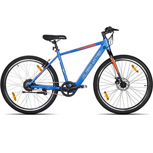 Lectro Kinza 27.5T SS Single Speed Electric Cycle - 18 Inches Frame For Unisex-Adult(Blue & Black)