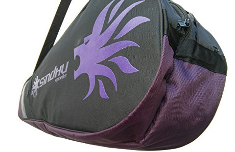 Image of Sindhu Sports Pro-3003 Badminton Racquet Kit Bag/Kitbag Cover Case,Standard(Purple Black,1001)