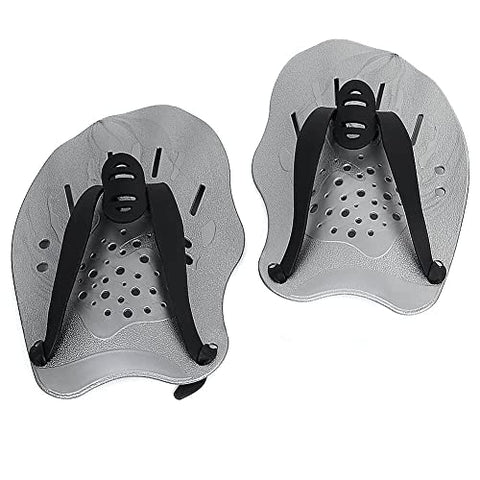 Image of Dprofy Swim Training Paddles Hand - Swim Paddles Hand with Adjustable Straps, Swimming Hand Paddles for Women, Men and Children, Professional Swimming Accessories(1 Pair)