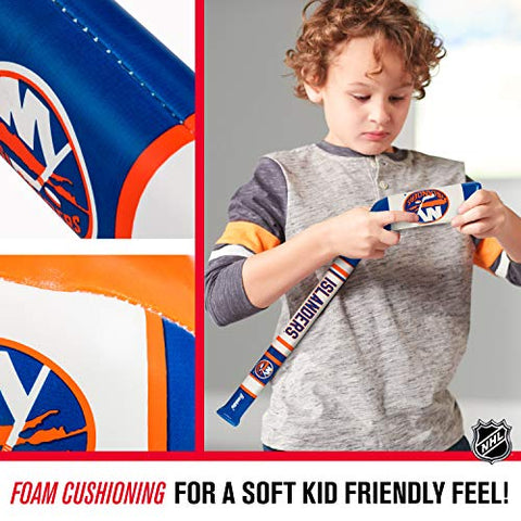 Image of Franklin Sports NHL New York Islanders Team Soft Sport Hockey Set