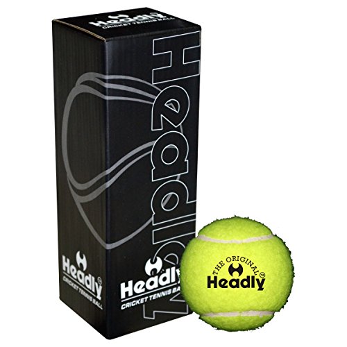 Silver's Rubber Headly Light Cricket Tennis Ball (Yellow) -Pack of 3
