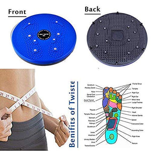 ALN® Tummy Twister Abdominal ABS Exerciser Body Toner-Fat Buster Oblique Workout Perfect Waist Trimmer Home Gym Equipment for Men and Women(Multicolor)