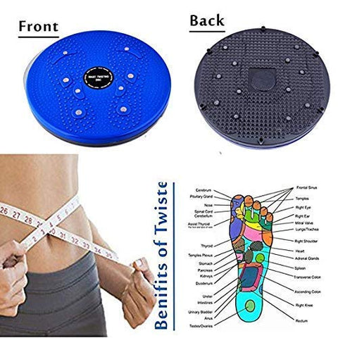 Image of ALN® Tummy Twister Abdominal ABS Exerciser Body Toner-Fat Buster Oblique Workout Perfect Waist Trimmer Home Gym Equipment for Men and Women(Multicolor)