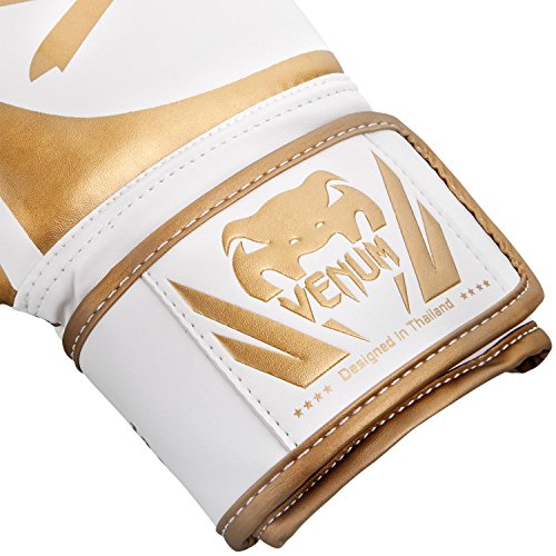 Venum Challenger 2.0 Boxing Gloves - 14 oz, White/Gold, 14 oz