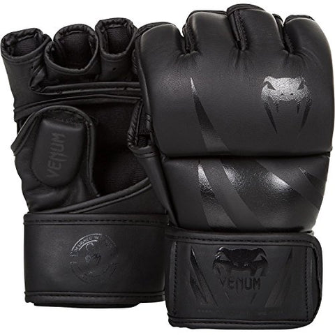 Image of Venum 0666-M Challenger MMA Gloves, Medium (Black)