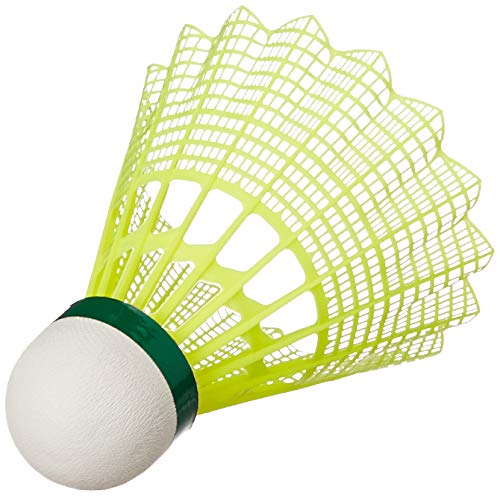 YONEX Carbonex Graphite 8000 Plus, 3U-G4 (White/Red) & Mavis 350 Green Cap Nylon Badminton Shuttlecock - Yellow
