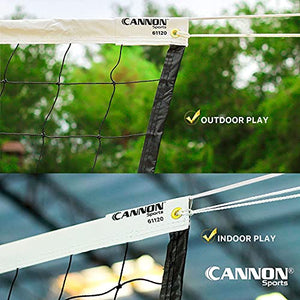 CSI Cannon Sports 32-ft Competition Volleyball Net with Vinyl Coated Steel Cable