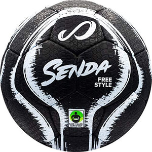 Senda Street Soccer Ball, Fair Trade Certified, Black/White, Size 4 (Ages 13 & Up)