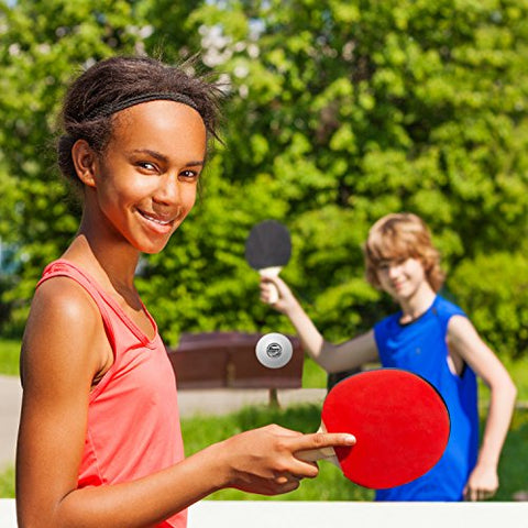 Image of Sportly® Table Tennis Ping Pong Balls, 3-Star 40mm Advanced Training Regulation Size Balls,-12 Pk- White
