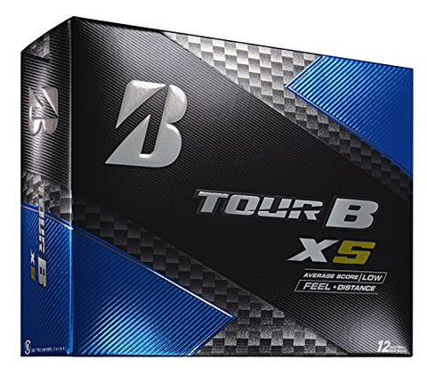 Image of Bridgestone Golf 2018 Tour B XS Golf Balls, White (One Dozen)