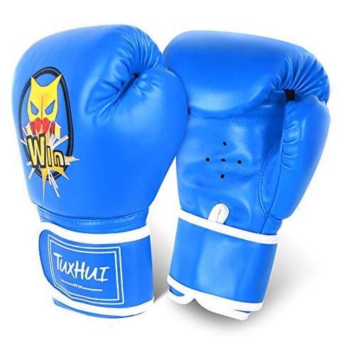 Image of TUXHUI Kids Boxing Gloves for Kids Boys Girls Youth Age 5-12 Years Training Gloves for Punching Bag Kickboxing Muay Thai