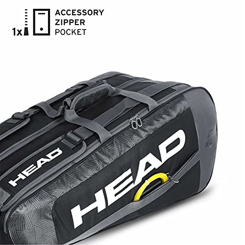 HEAD Core 6R Combi Kit Bag (Black/White)