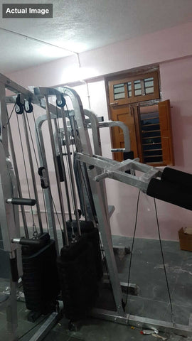 Image of Lifeline Fitness Equipment 6 Station Home Gym with 3 Weight Lines || Available on EMI