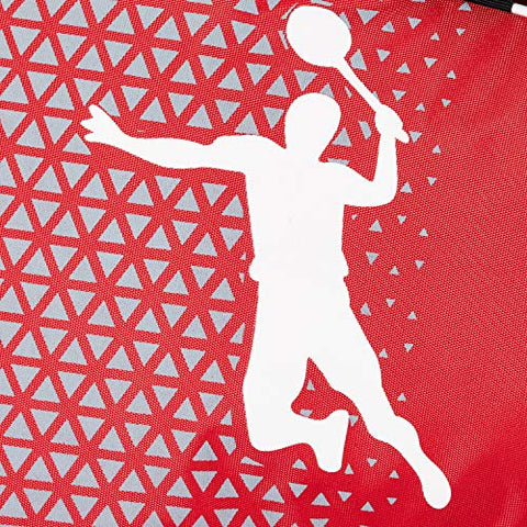 Image of Amazon Brand - Solimo Badminton Kit Bag, Rapid, Red