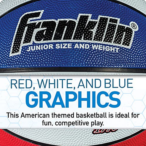 Image of Franklin Sports Junior 27.5 Inch USA Basketball