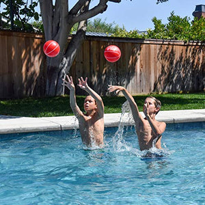 GoSports Swimming Pool Basketballs 3 Pack | Great for Floating Water Basketball Hoops