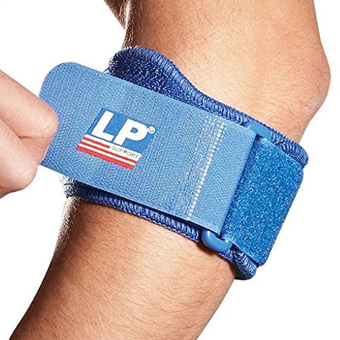 Image of LP Supports Tennis and Golf Elbow Support (Blue, Free Size)