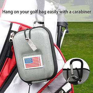 Golf Range Finder Bag Hard Case for Tectectec Callaway and Other Most Brands (Silver)