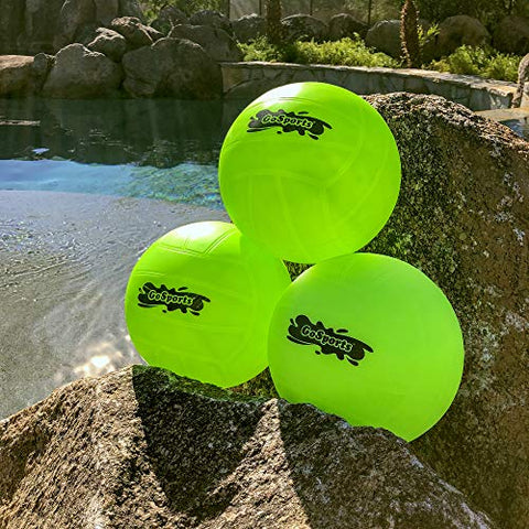 Image of GoSports Water Volleyball 3 Pack | Great for Swimming Pools or Lawn Volleyball Games