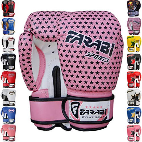 Farabi Boxing Gloves Kids Junior Muay Thai Kick Boxing Training
