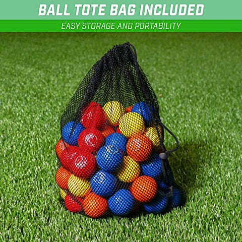 Image of GoSports Foam Golf Practice Balls - 64 Pack | Realistic Feel and Limited Flight | Use Indoors or Outdoors