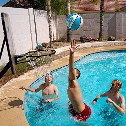 Image of GoSports Water Basketballs 2 Pack | Choose Between Size 3 and Size 6 | Great for Swimming Pool Basketball Hoops