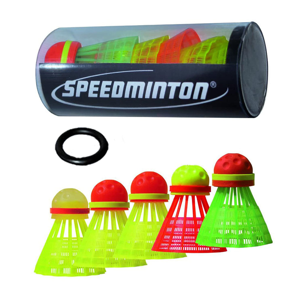 Speedminton S700 Set - Original Speed ‚‚Badminton/crossminton All-Round Set That Includes 2 Rackets, 5 Speeder Tube, Easy Court, Bag, Blue