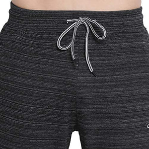 GenX Men's Cotton JOGGER Black Millange Track Suit, X-Large (GENX_JOGGER_BM)