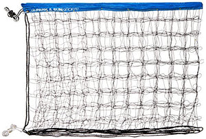 Park & Sun Sports Regulation Size Indoor/Outdoor Recreational Volleyball Net with Rope Cable Top, Blue