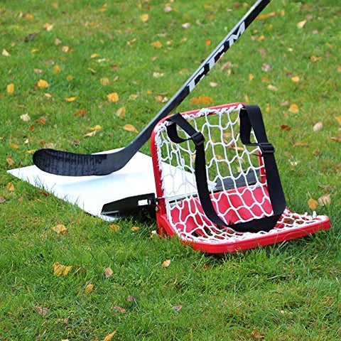 Image of Better Hockey Extreme Sauce Catcher - Saucer Pass Training Aid - Mini Goal Holds Up to 40 Pucks - Fun Backyard Games - Trick Shots - Easy to Carry