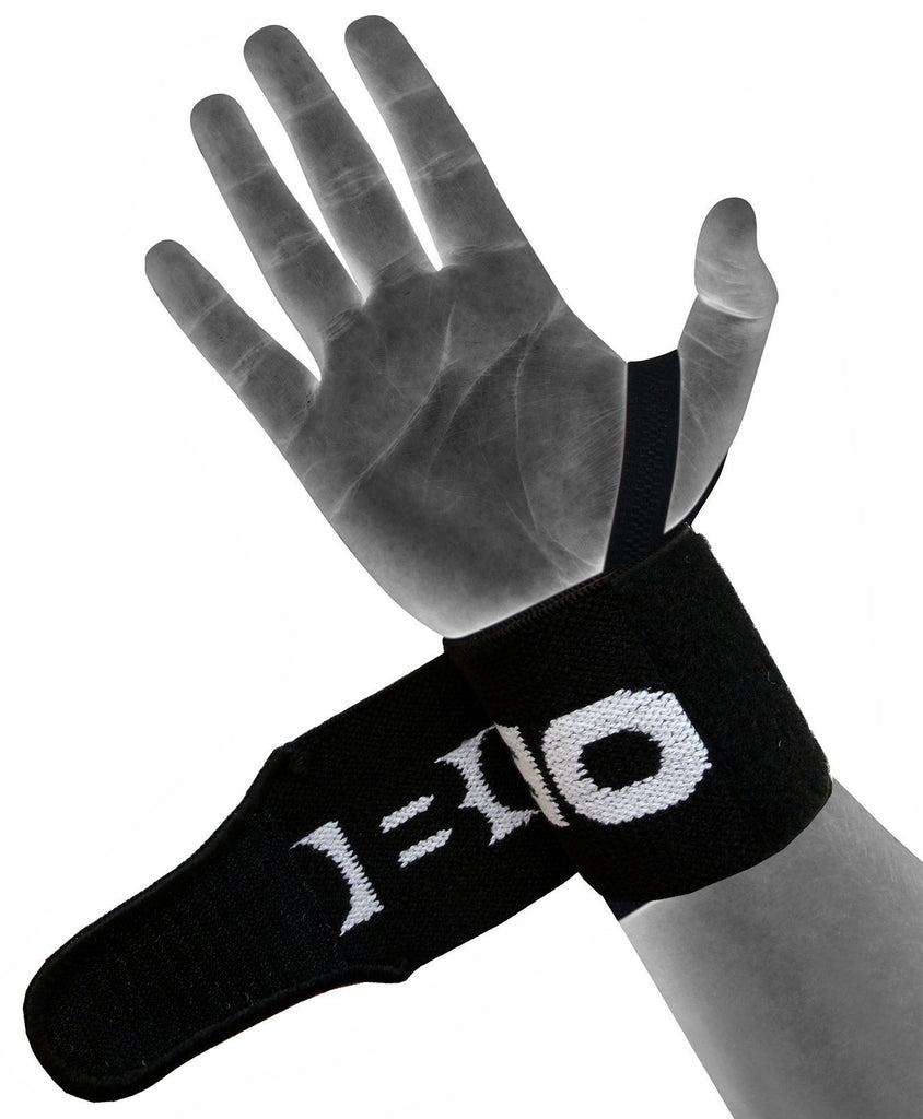 Kobo WTA-04 Power Cotton Gym Support with Thumb Support (Black)