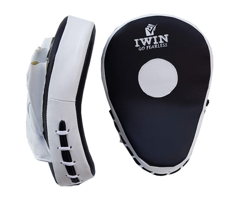 Image of IWIN Boxing, Karate Black Focus Pads Curved 1 Pair