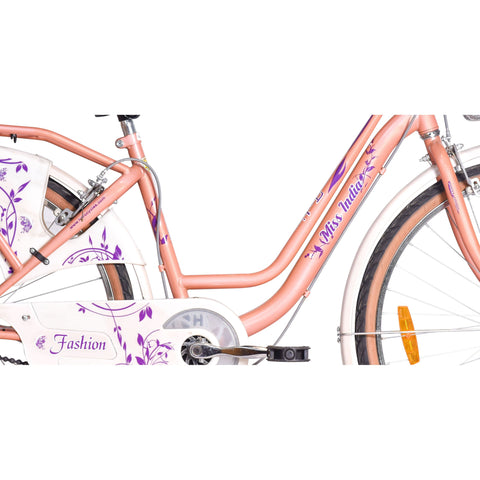 Image of Hero Fashion 26T Single Speed Cycle (Peach)