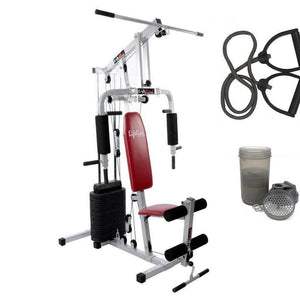 Lifeline Home Gym Setup 002 For Workout At Home Bundles with Resistance Band and Shaker Bottle || Available on EMI-IMFIT