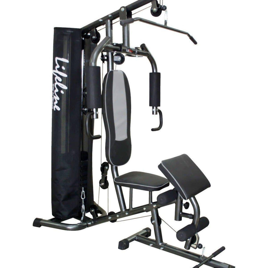 Home Gym Equipment Online - Lifeline Home Gym Machine Deluxe 005 Bundles With 5 Kg Dumbbell Set