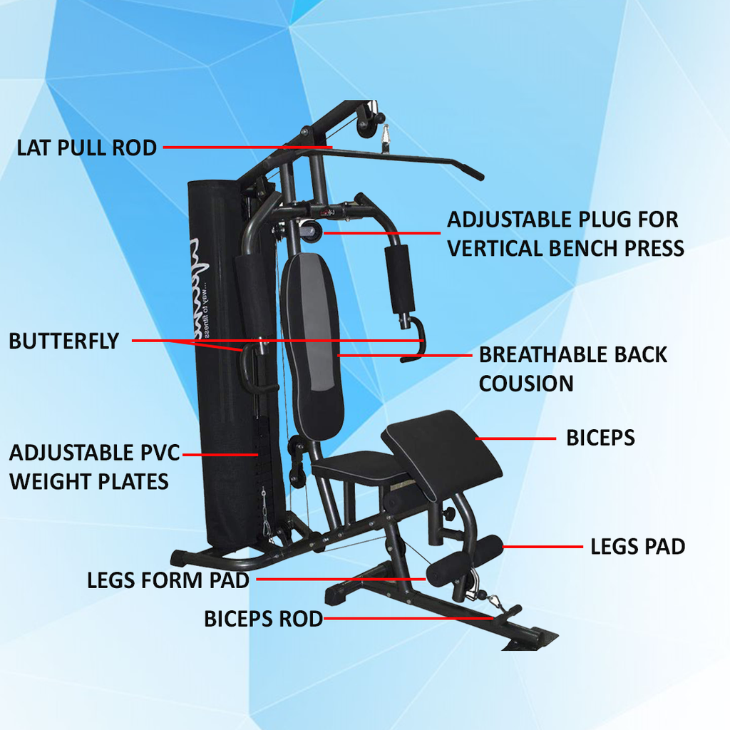 Lifeline Home Gym HG005 150 LBS